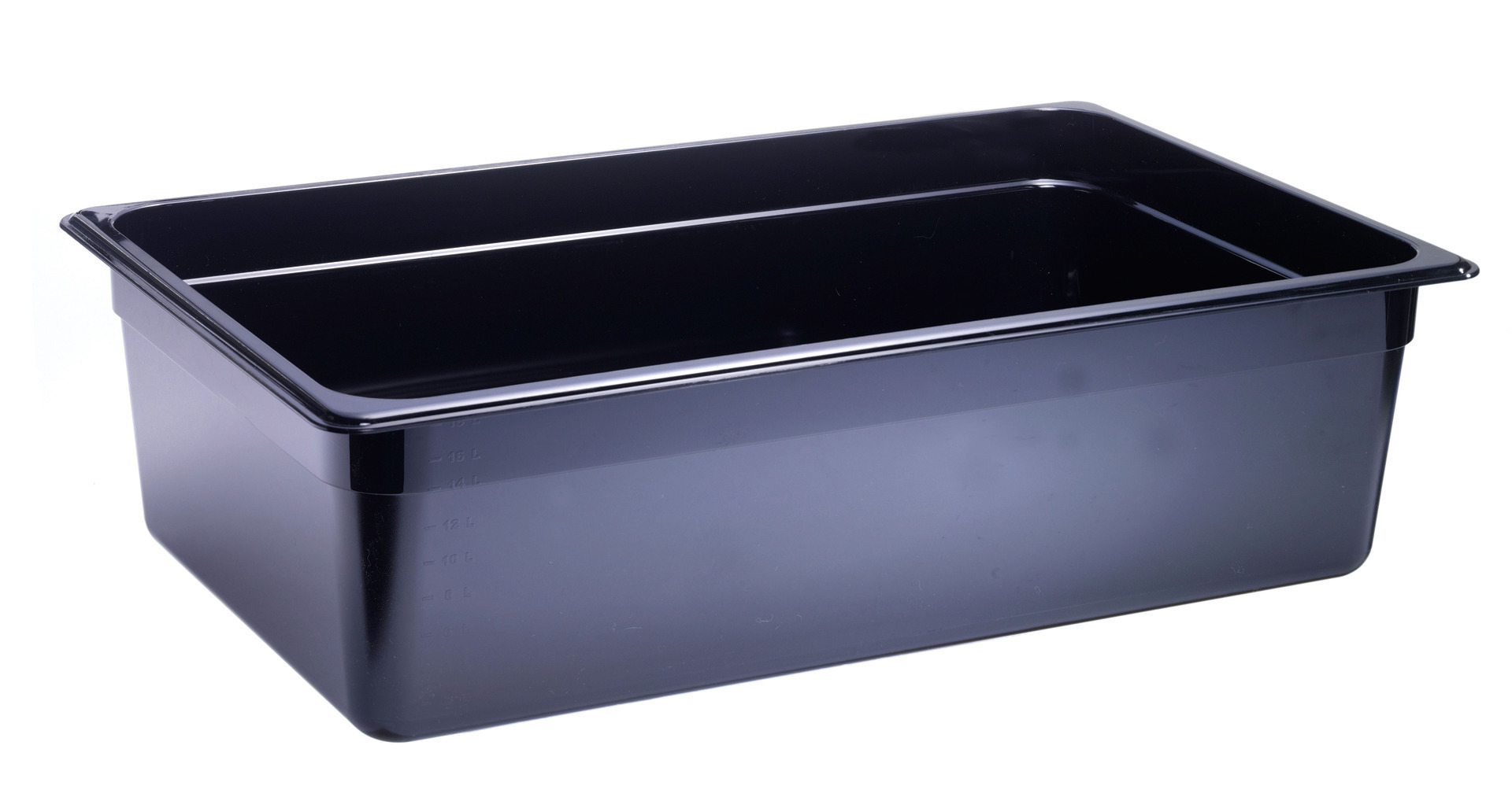 GN-Behälter GN 1/1 530 x 325 x 150 mm Polycarbonat schwarz