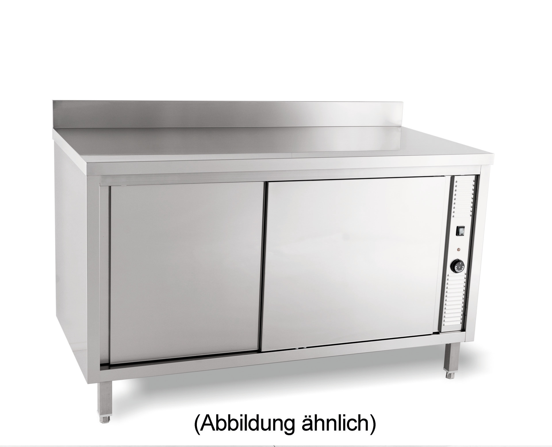 Wärmeschrank Flügeltüren 50 mm Aufkantung 1200 x 600 x 850 mm