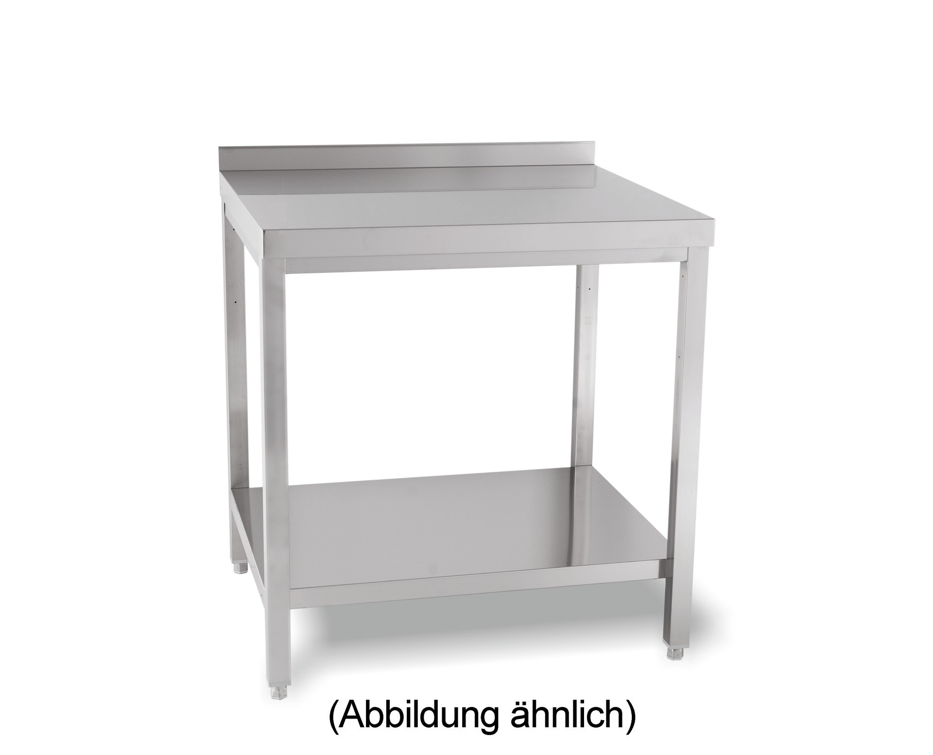 Arbeitstisch verschweißt Ablageboden 50 mm Aufkantung 1300 x 700 x 850mm