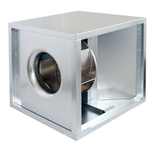 Abluftbox, Motor außerhalb Luftstroms, 500 x 500 x 500 mm,  2600 m3/h