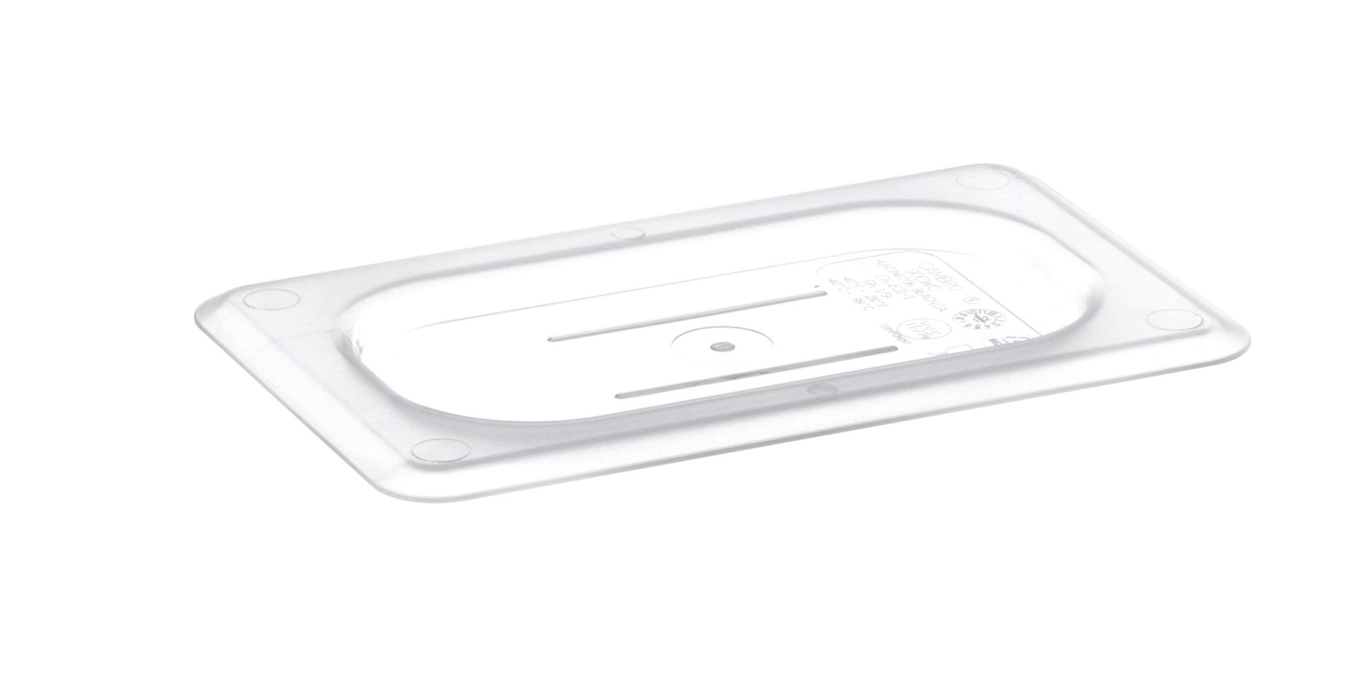 GN-Deckel GN 1/9 176 x 108mm ohne Griff ohne Aussparung Polycarbonat transparent