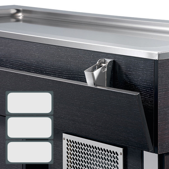 Tablettrutsche Wenge, für Büfetts GN 3/1
