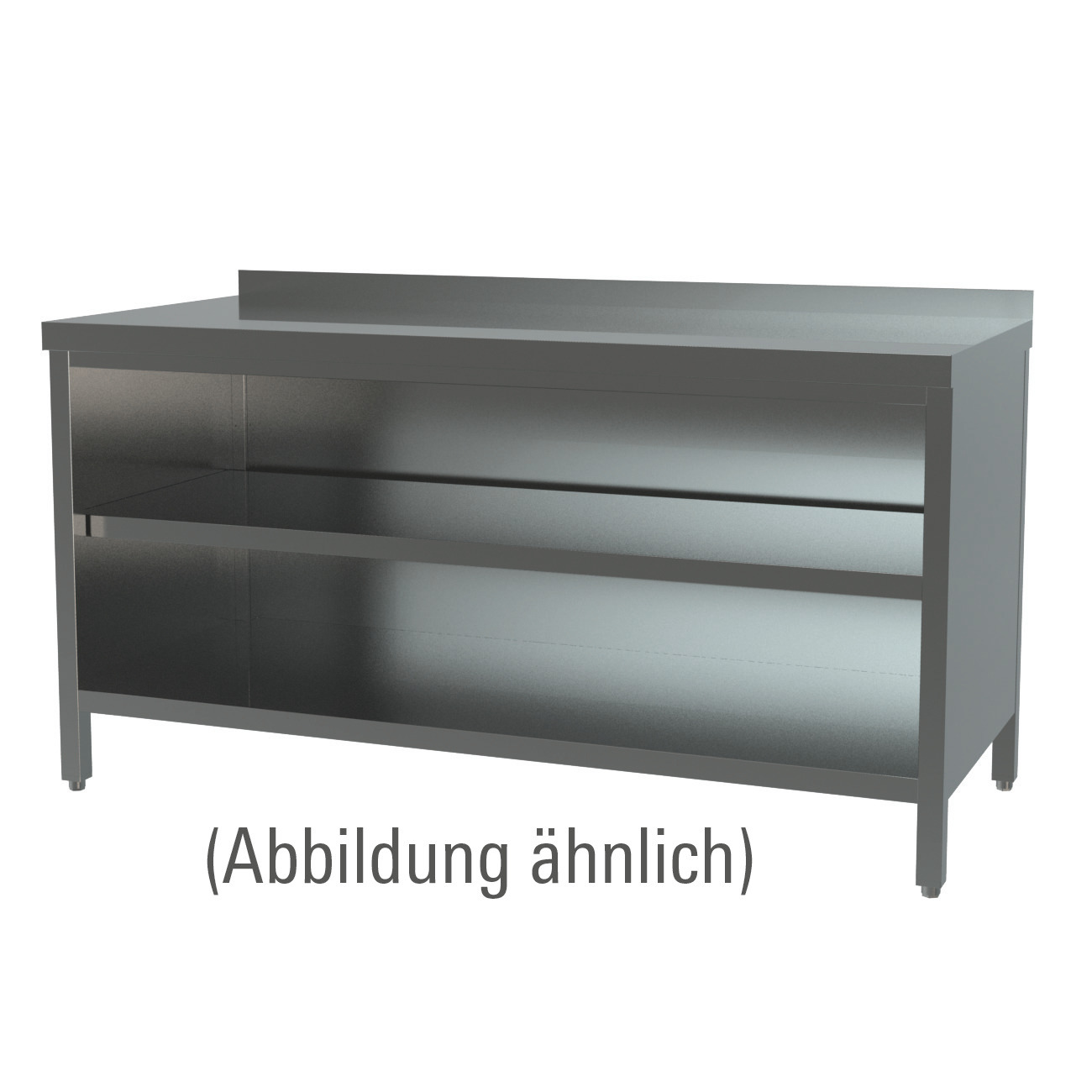Arbeitsschrank offen  50 mm Aufkantung 800 x 700 x 850 mm