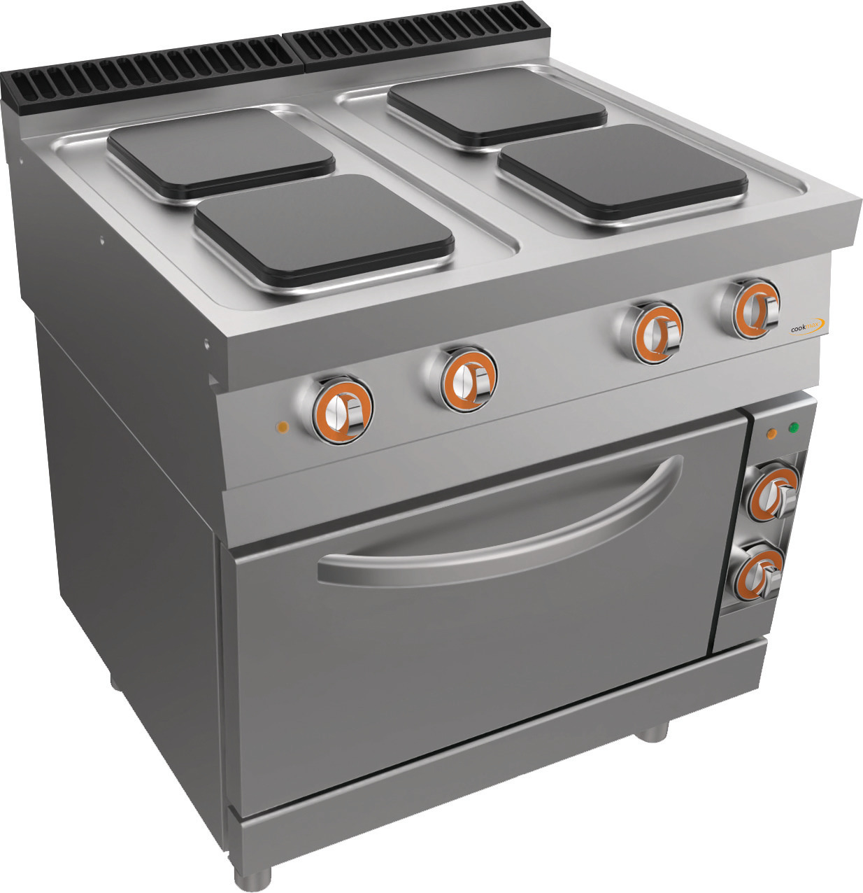 Elektro-Herd, 4 Platen, Elektro-Backofen GN 2/1