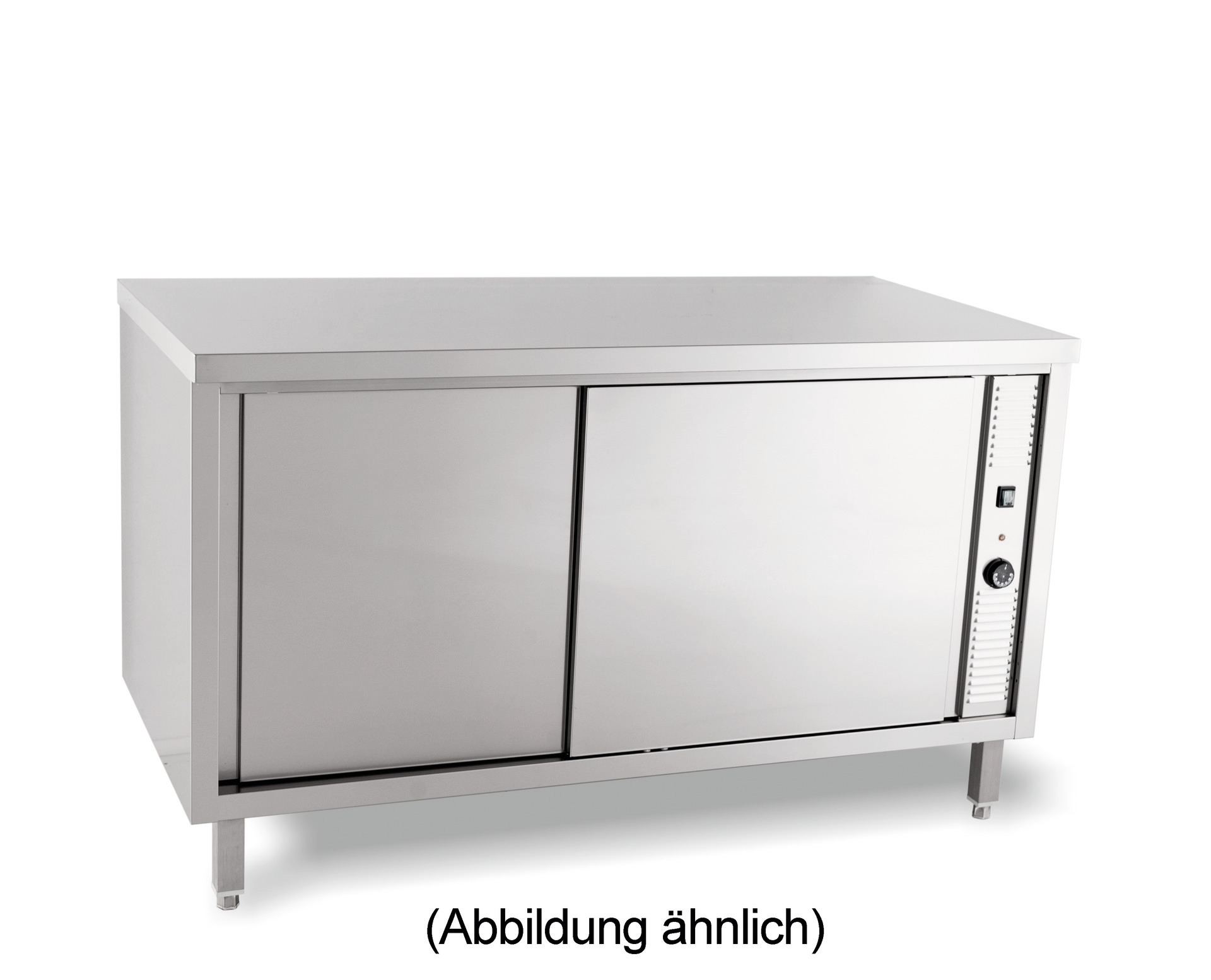 Wärmeschrank Schiebetüren ohne Aufkantung 1800 x 700 x 850 mm