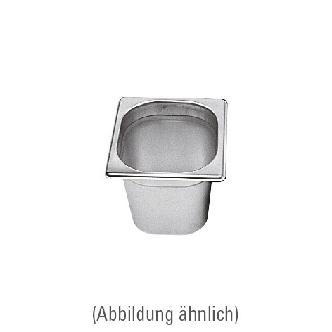 GN-Behälter GN 1/6 176 x 162 x 65 mm Edelstahl