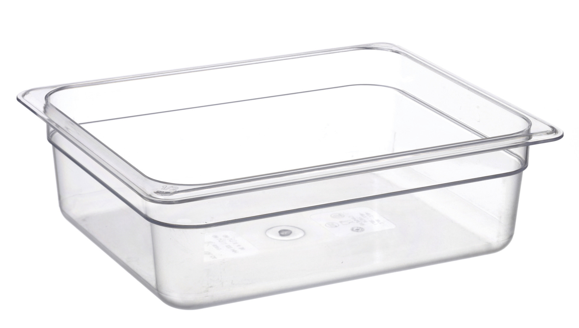 GN-Behälter GN 1/2 325 x 265 x 100 mm Polycarbonat transparent