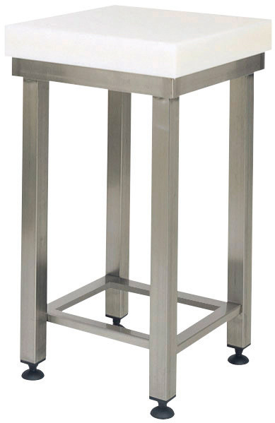 Hackblock Polyethylen Untergestell 700 x 500 x 880 mm