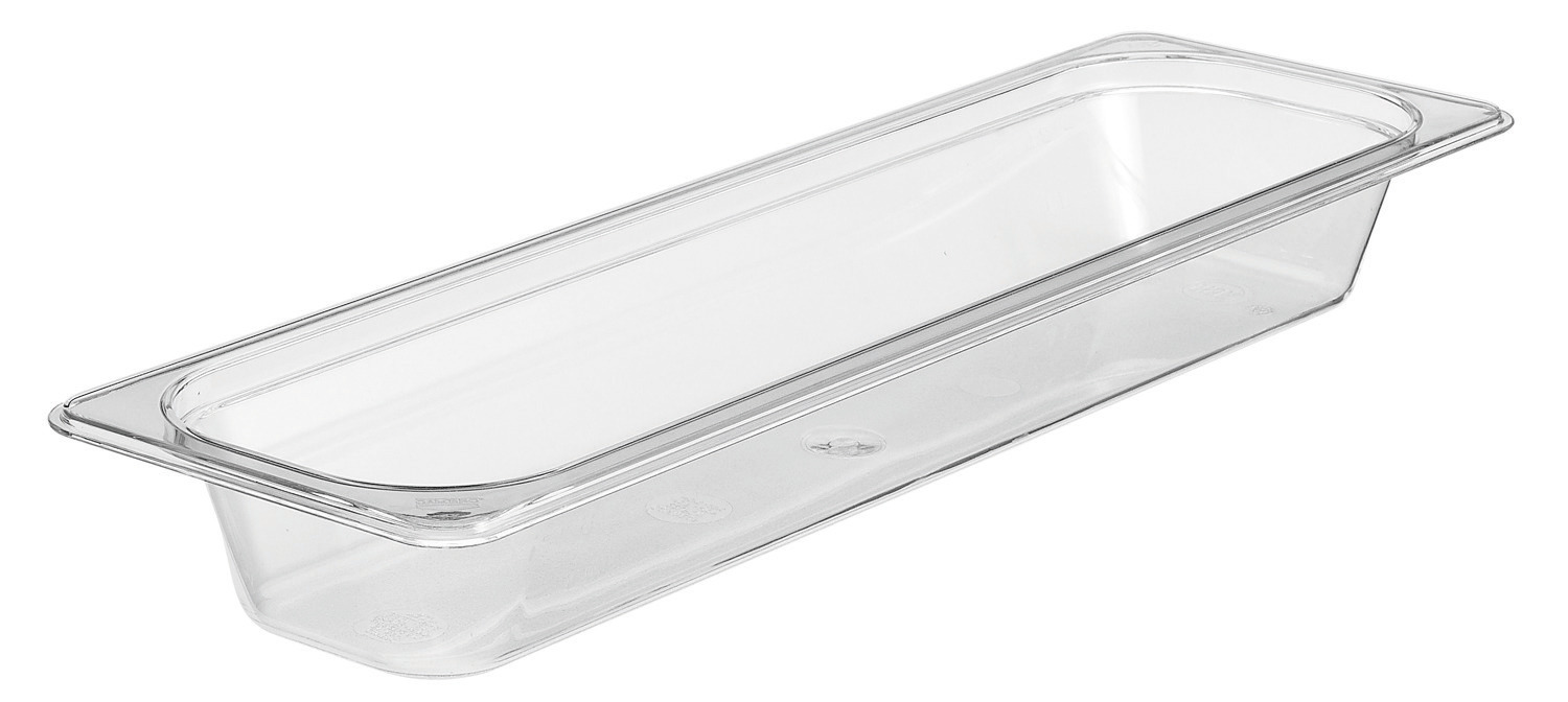GN-Behälter GN 2/4 530 x 162 x 65 mm Polycarbonat transparent