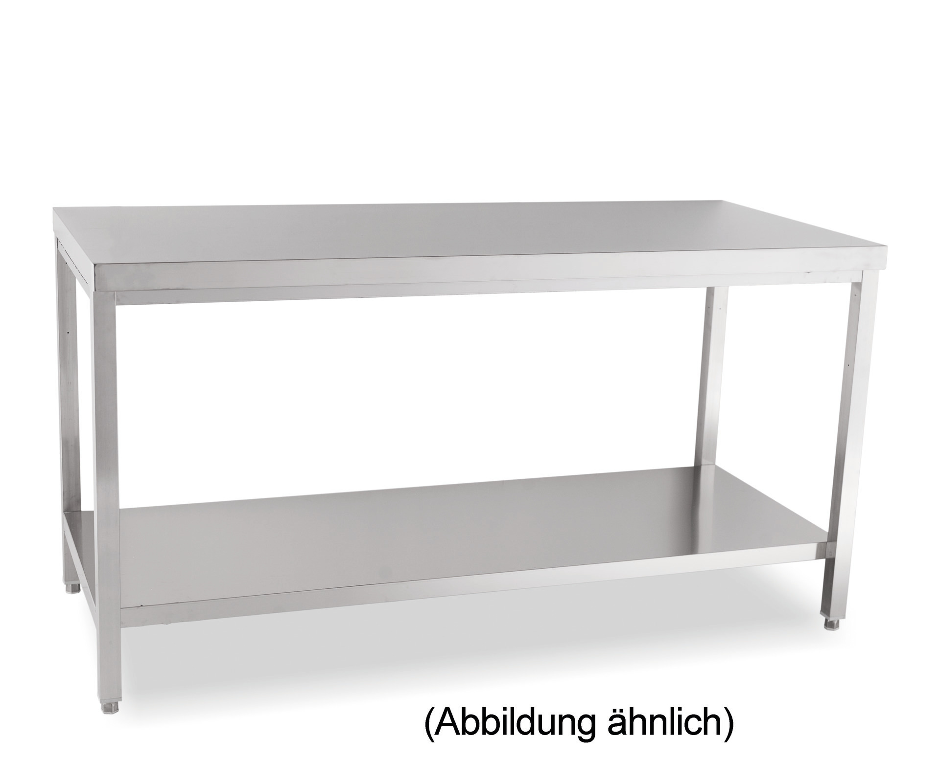 Arbeitstisch verschweißt Ablageboden ohne Aufkantung 1200 x 600 x 850 mm
