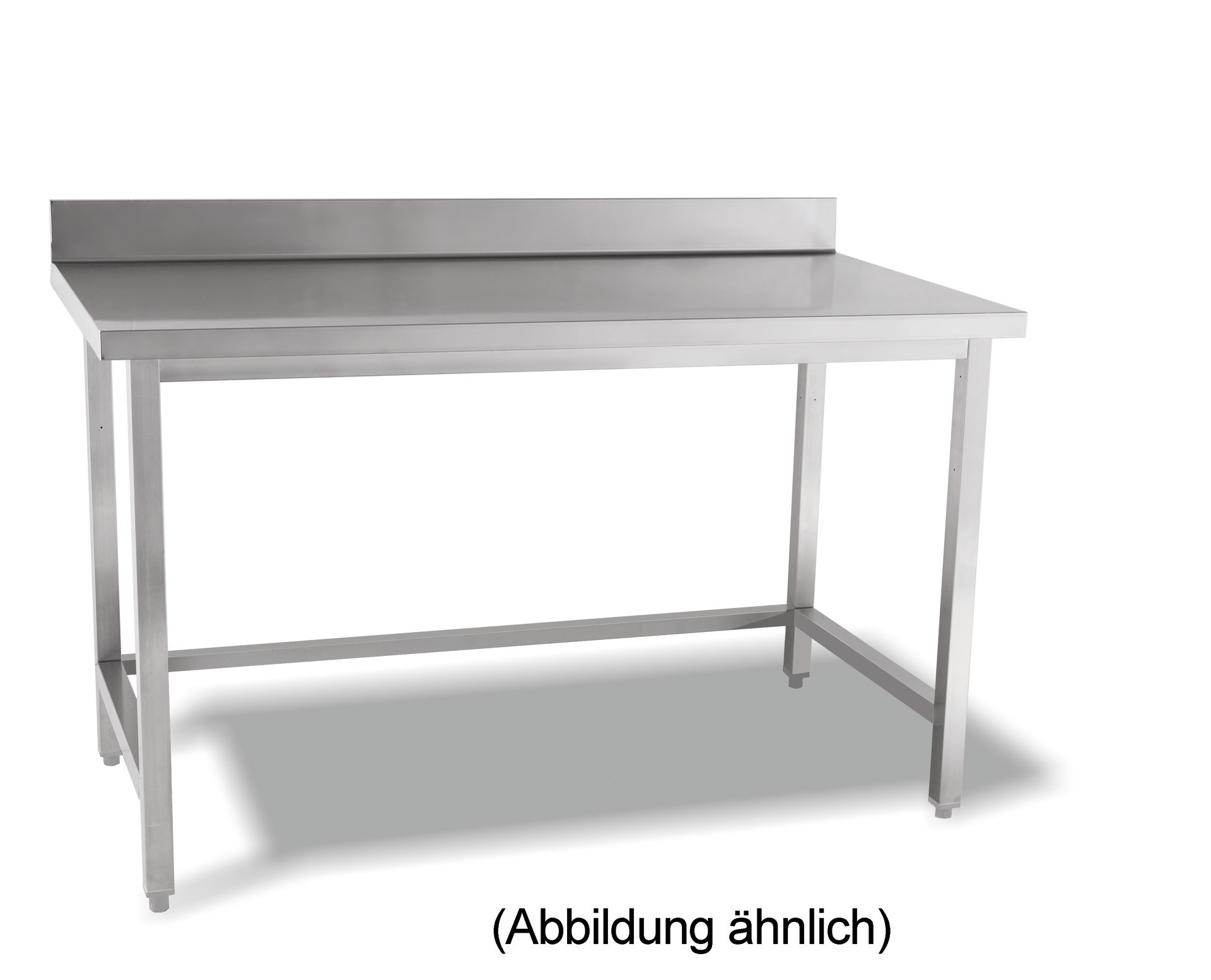 Arbeitstisch verschweißt o. Ablageboden  50 mm Aufkantung 1600 x 600 x 850mm