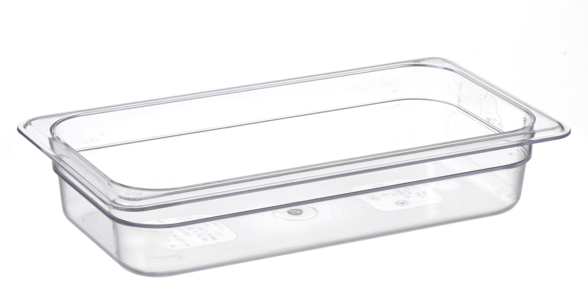 GN-Behälter GN 1/3 325 x 176 x 65 mm Polycarbonat transparent