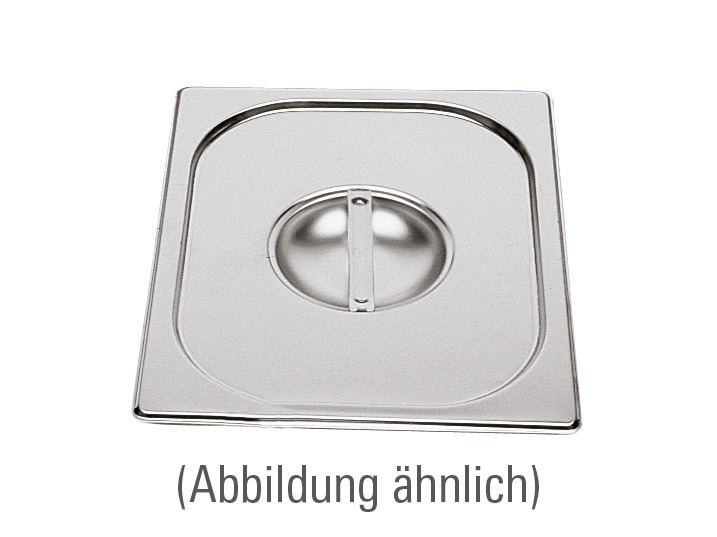 GN-Deckel GN 1/3 325 x 176 mm ohne Löffelausschnitt Edelstahl