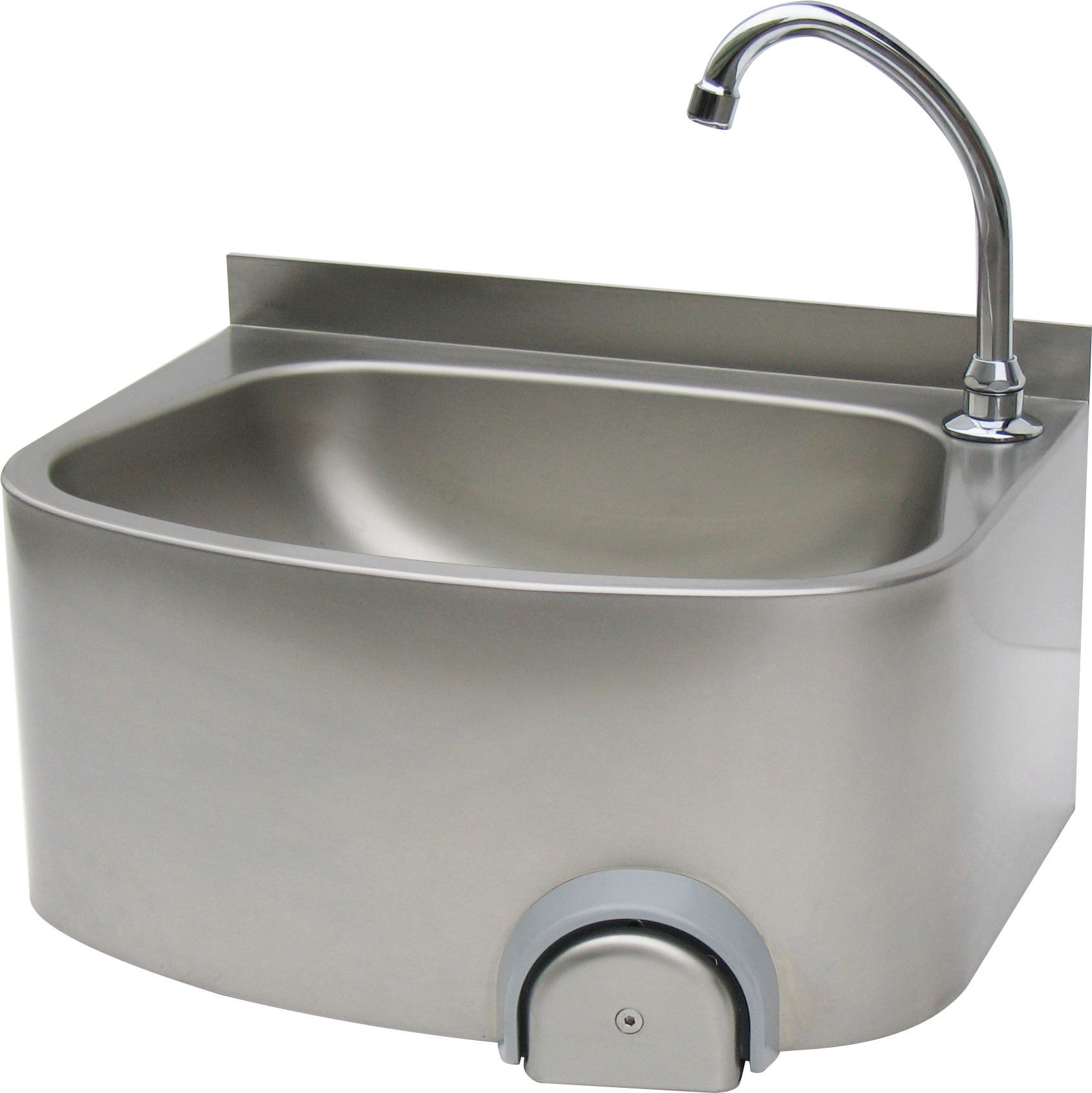Handwaschbecken halbrund ovales Becken Wandmontage 480 x 360 x 220 mm