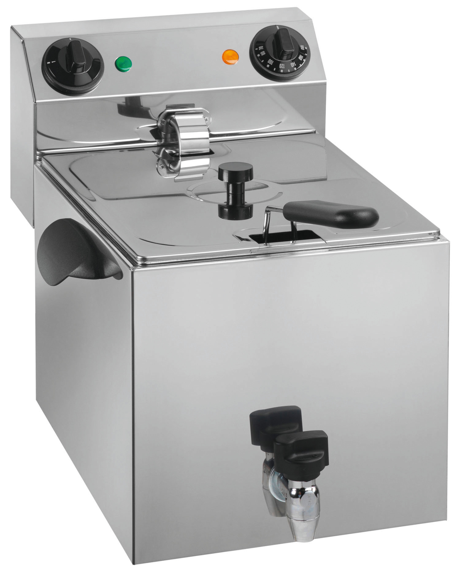 Elektro-Fritteuse, 8 l, Ablasshahn