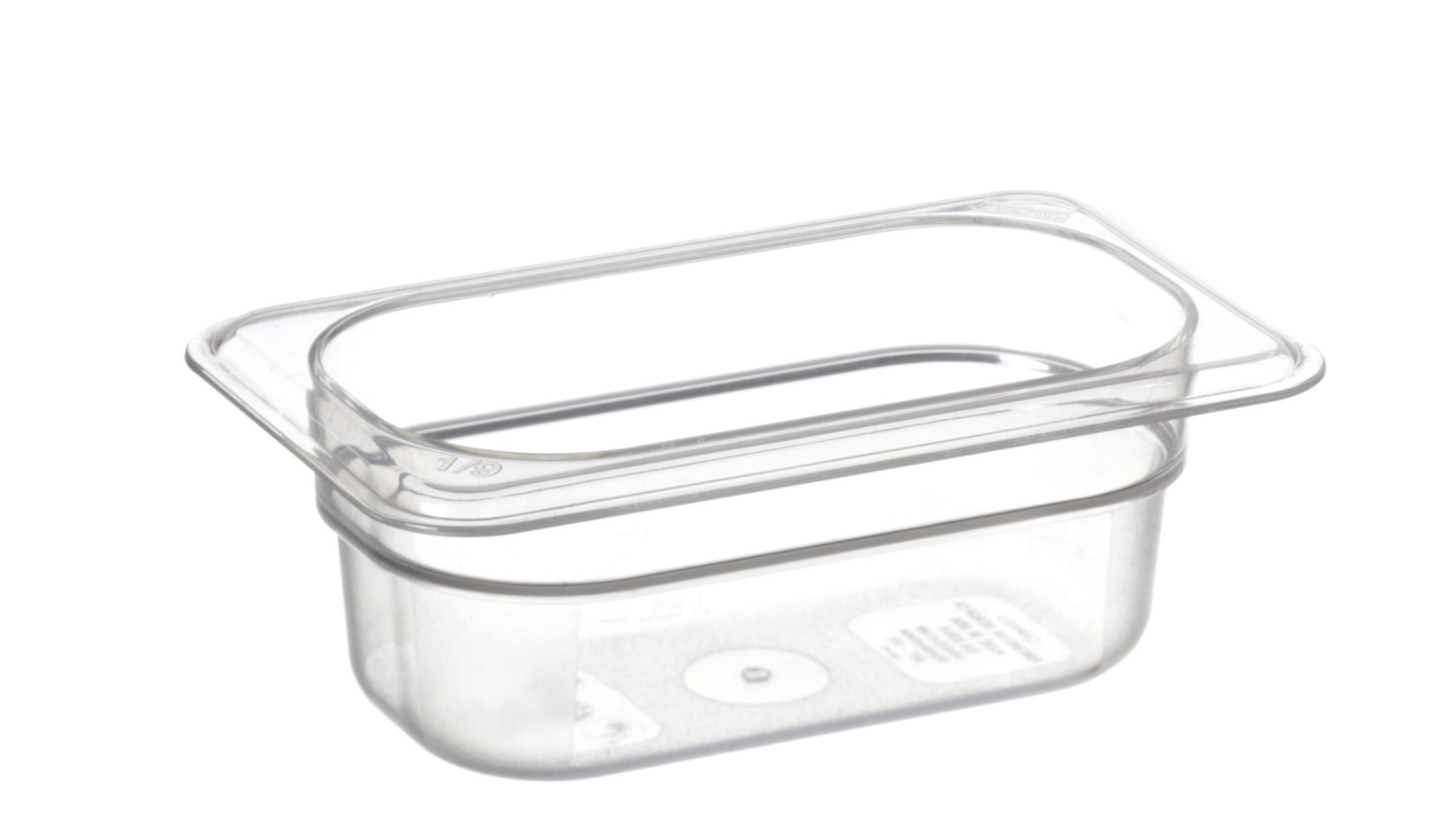 GN-Behälter GN 1/9 176 x 108 x 65 mm Polycarbonat transparent