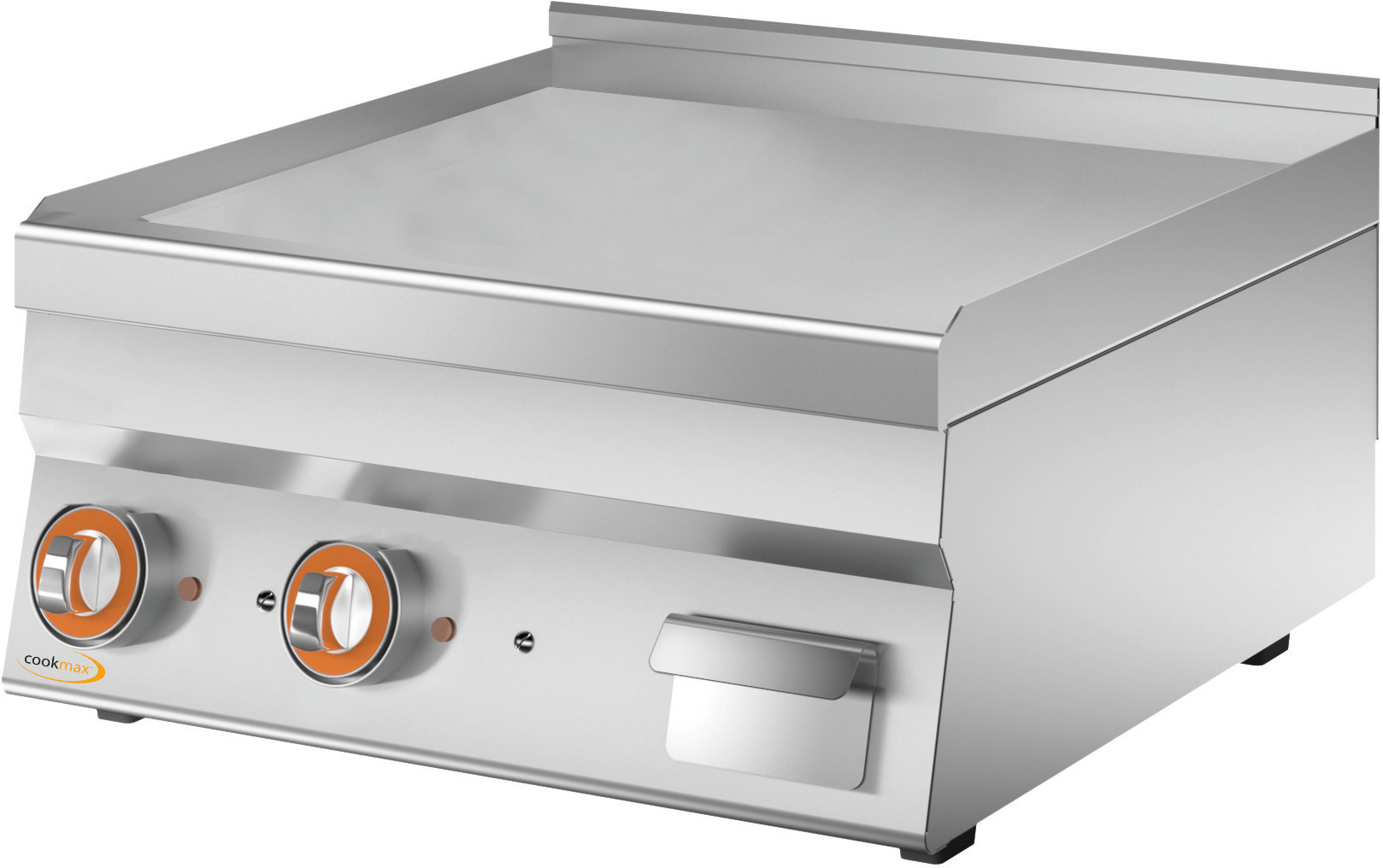 Elektro-Grillplatte, glatt, 2 Heizzonen