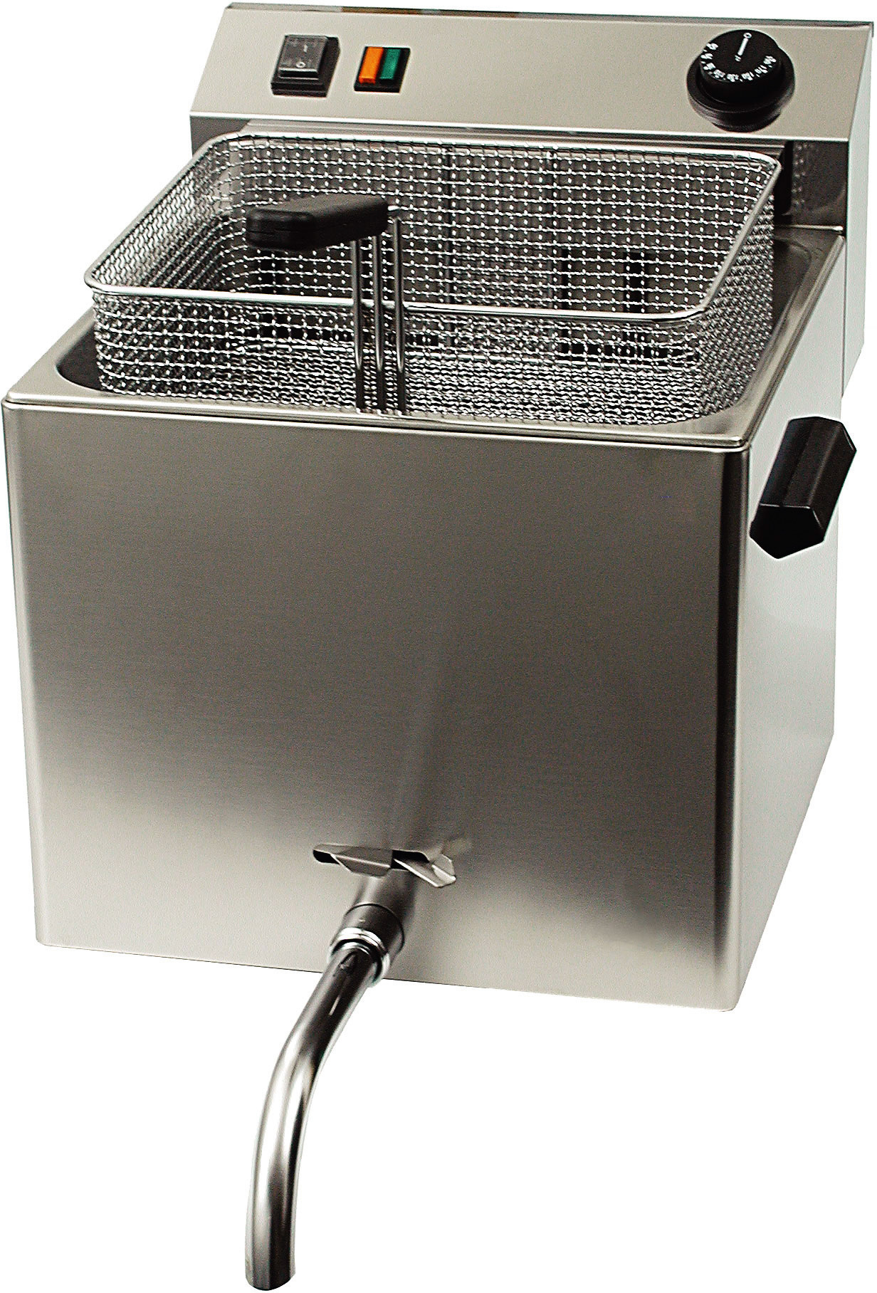 Elektro-Fritteuse, 10 l, Ablasshahn