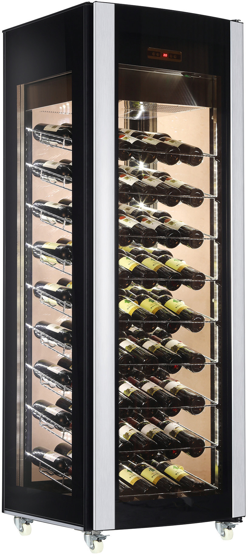 Weinkühlschrank 81 Flaschen LED, R290, Umluft