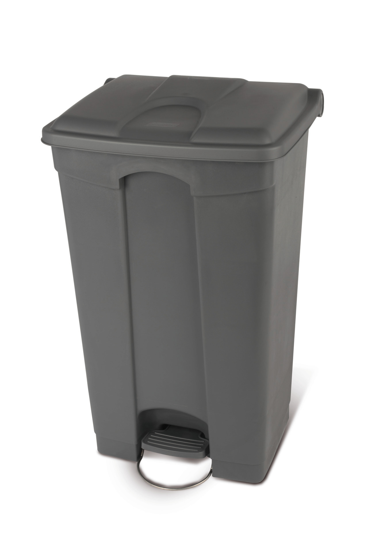 Treteimer 30 l rechteckig grau / grau 398 x 410 x 435 mm