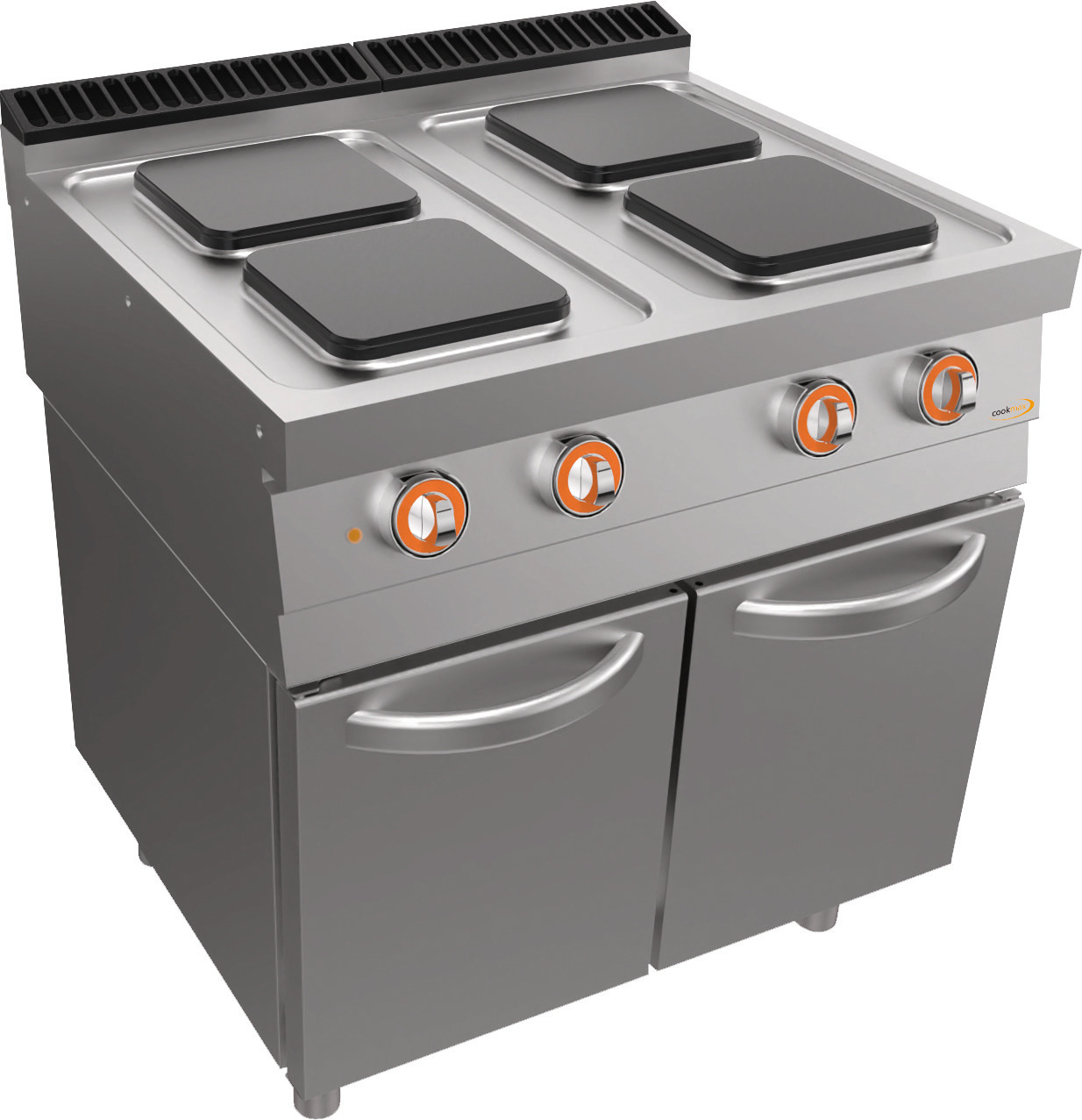 Elektro-Kochfläche, 4 Platten, Unterbau Türen